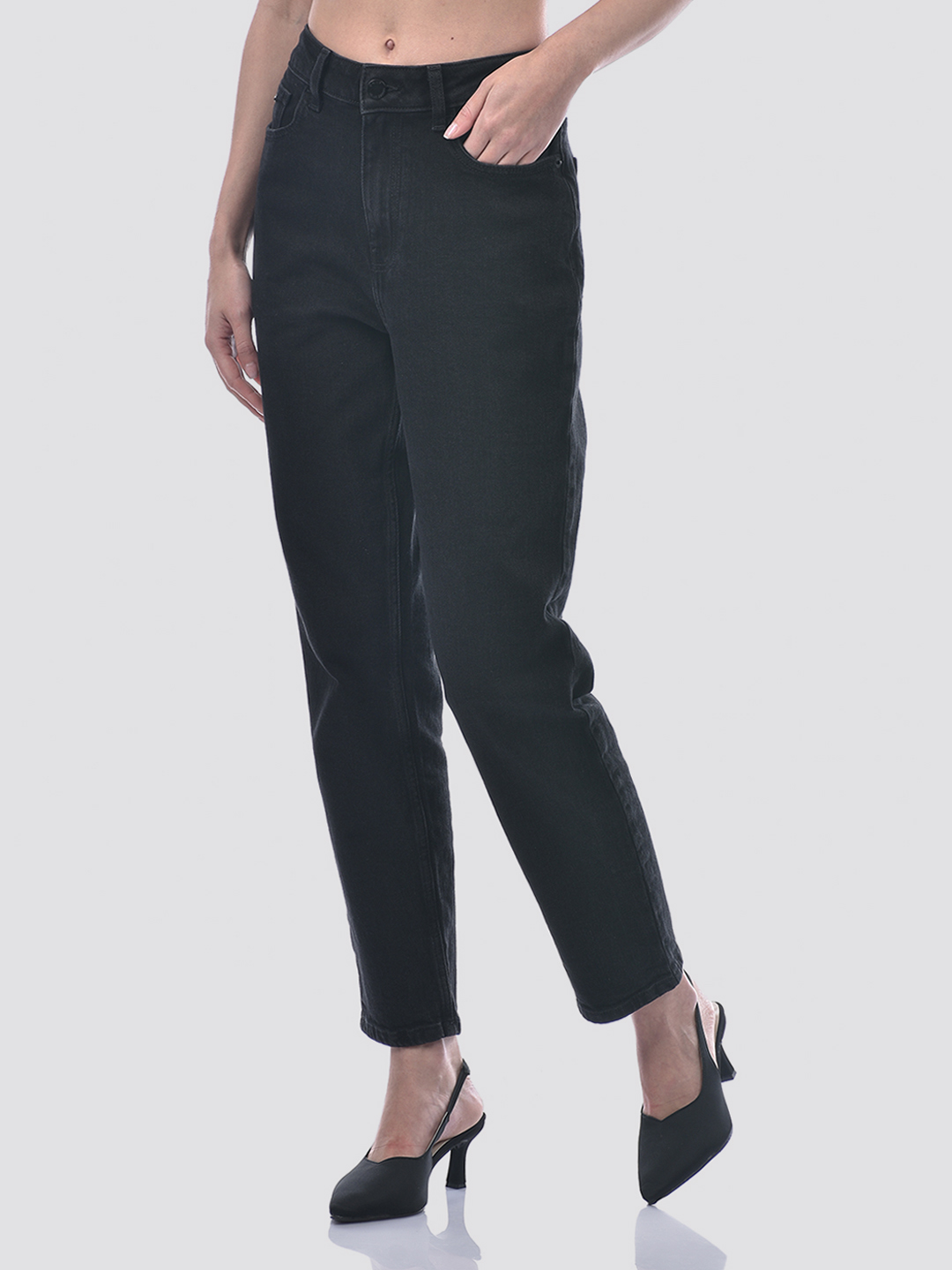ONLY Women Solid Black Jeans