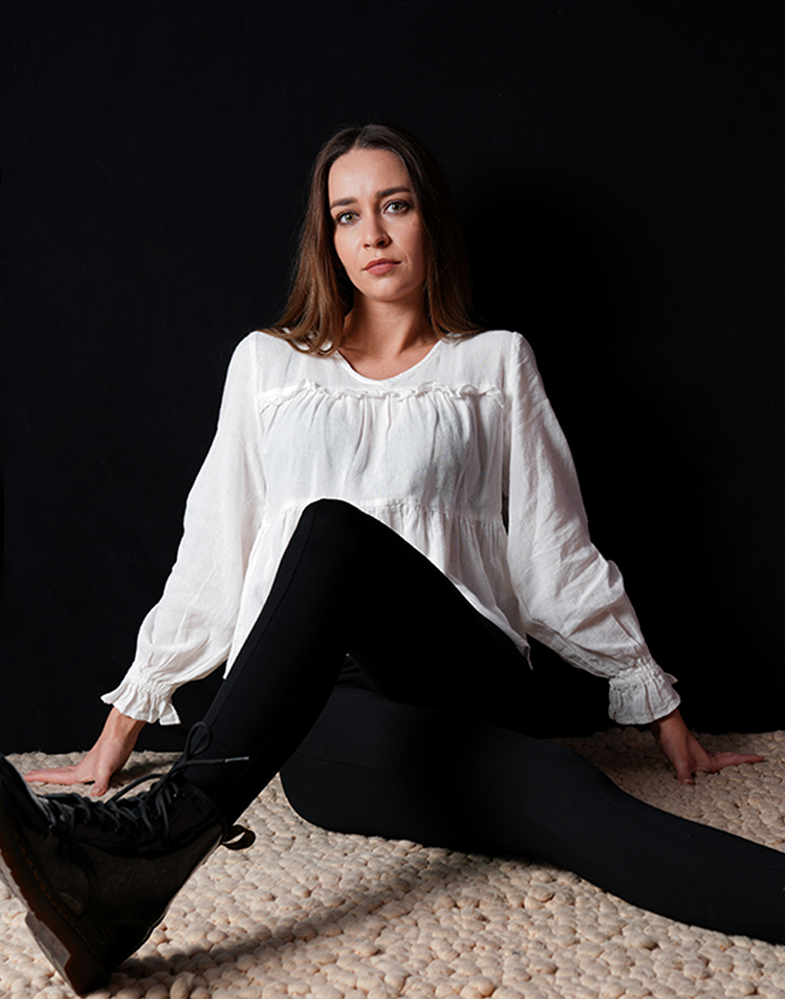 ONLY Women Solid White Top