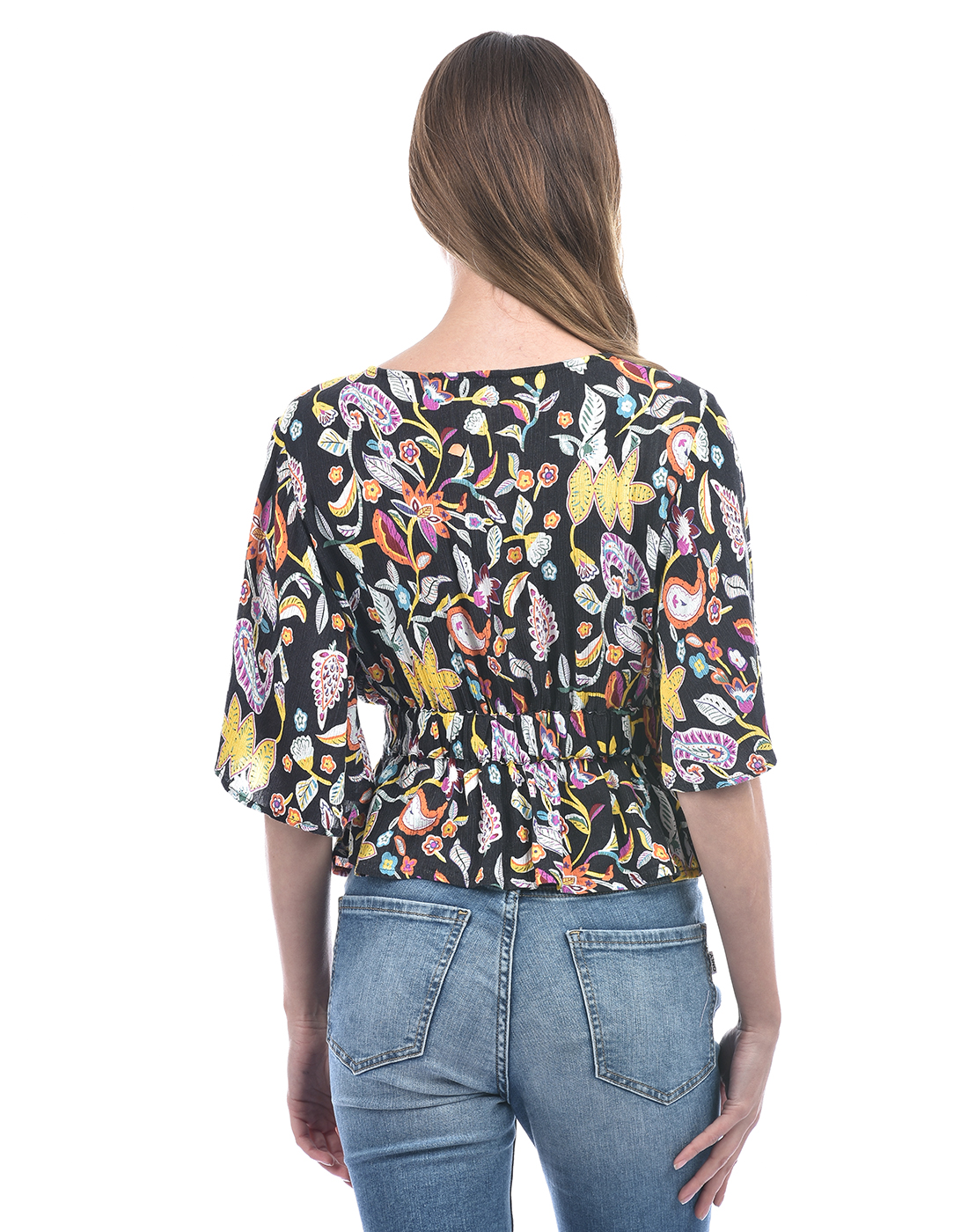 ONLY Women Printed Black Top