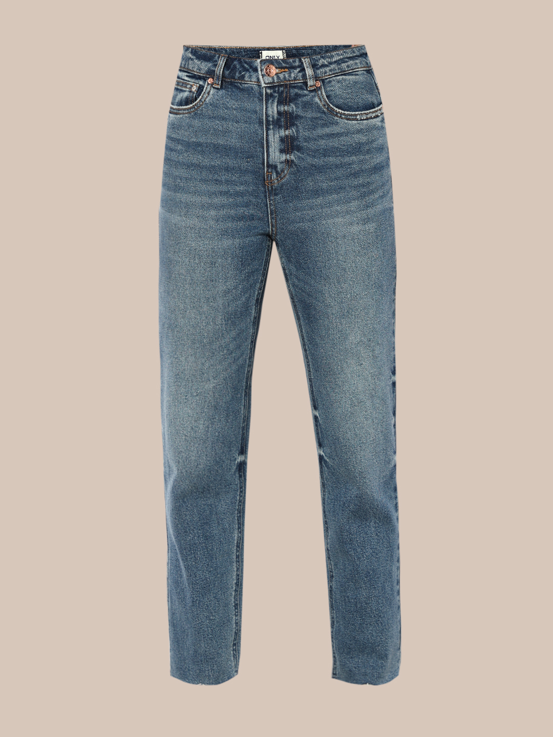 ONLY Women Washed Blue Jeans