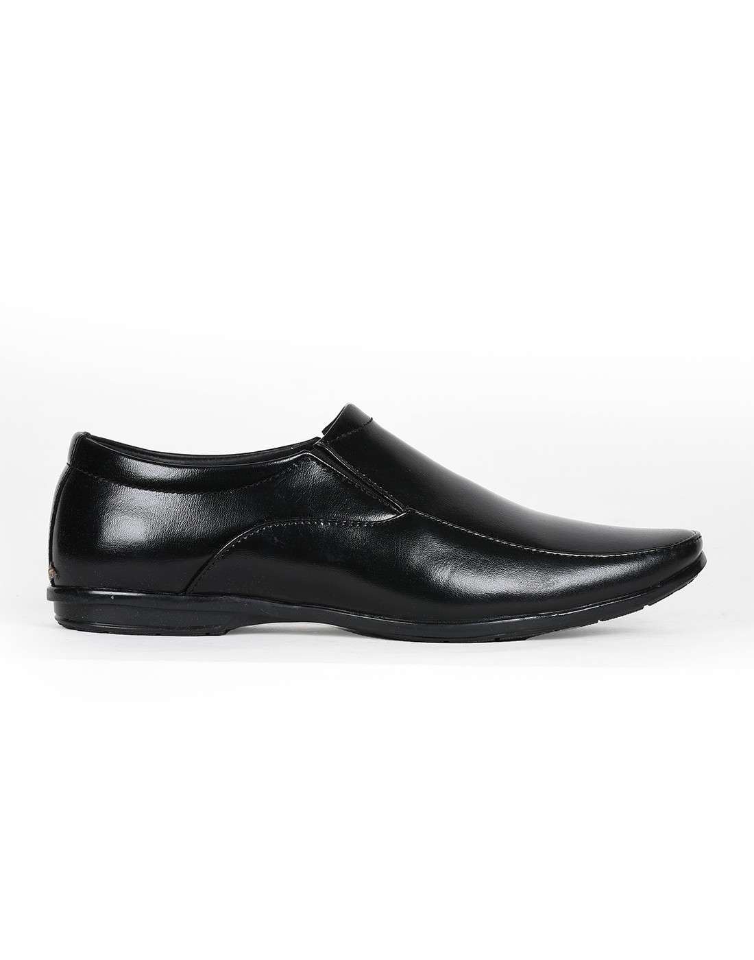 PARAGON Mens Solid Black Formal Shoes | Stylish, Comfortable and lightweight Slip On Loafer Shoes for Men | Formal Wear | Party Wear