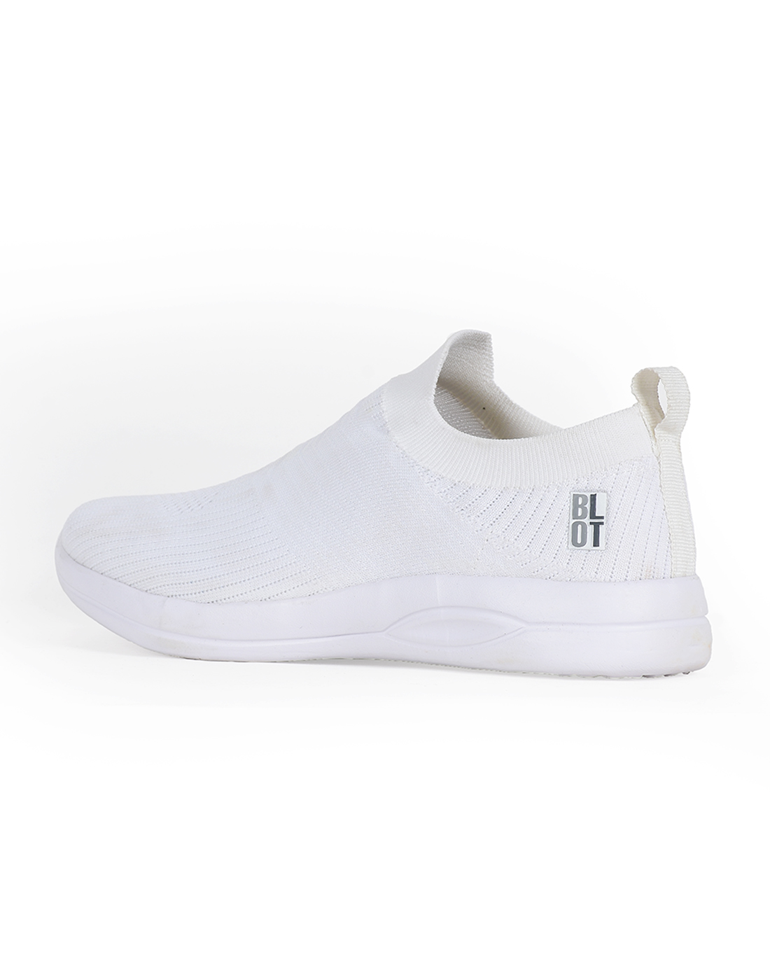 PARAGON Mens Solid White Sports Sneakers | Stylish, Comfortable and lightweight slip-on Sneakers for Men