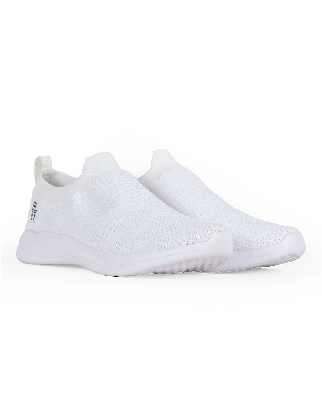 PARAGON Mens Solid White Sports Sneakers | Stylish, Comfortable and lightweight slip-on Sneakers for Men