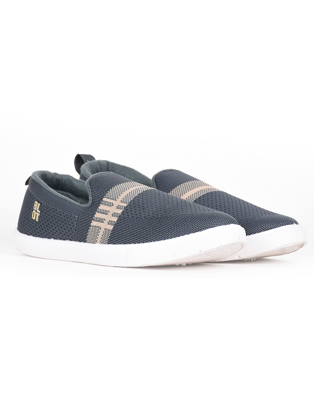 PARAGON Mens Self Design Grey Casual Sneakers | Stylish, Comfortable and lightweight Slip-on Sneakers for Men