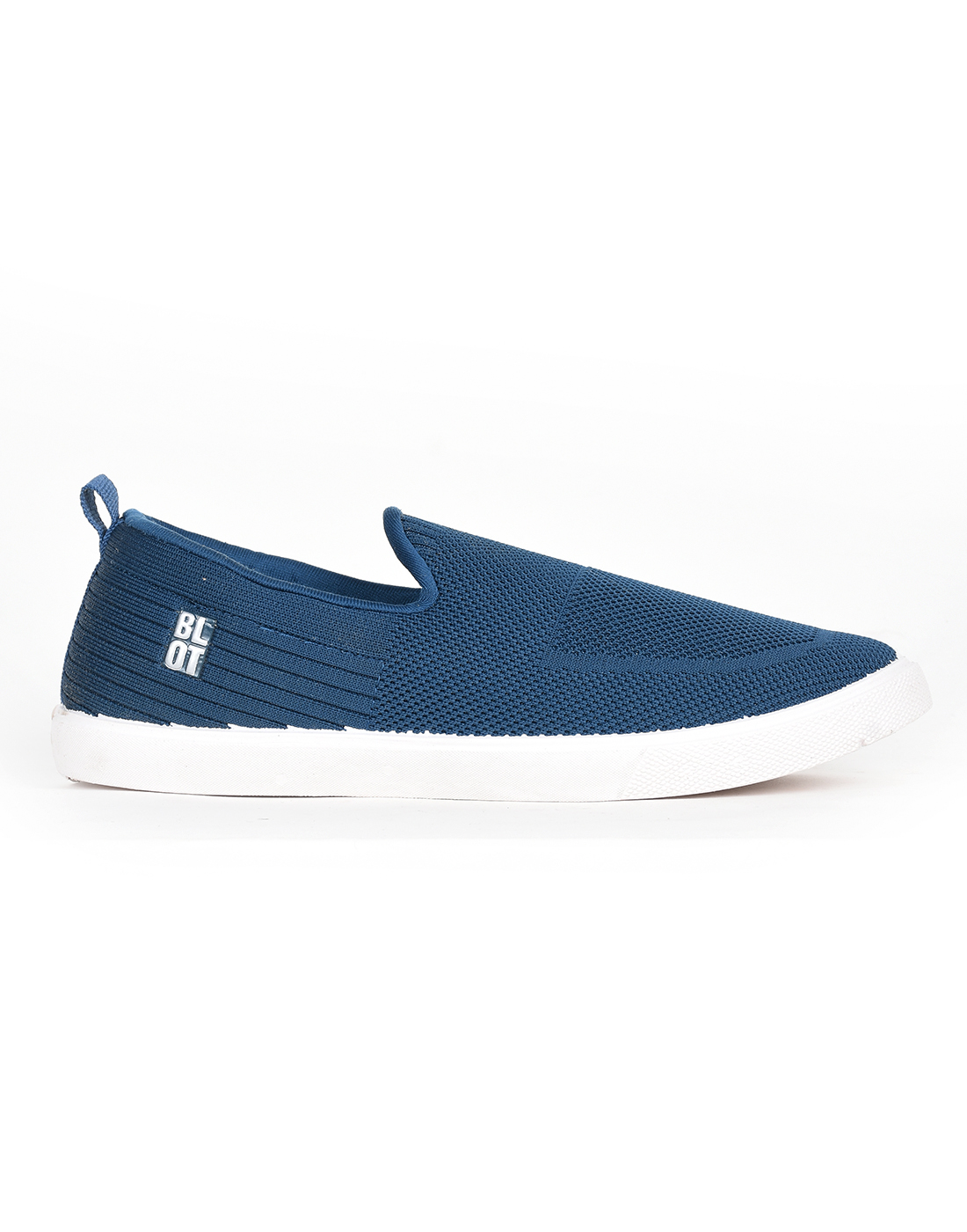 PARAGON Mens Self Design Blue Casual Sneakers | Stylish, Comfortable and lightweight Slip-on Sneakers for Men