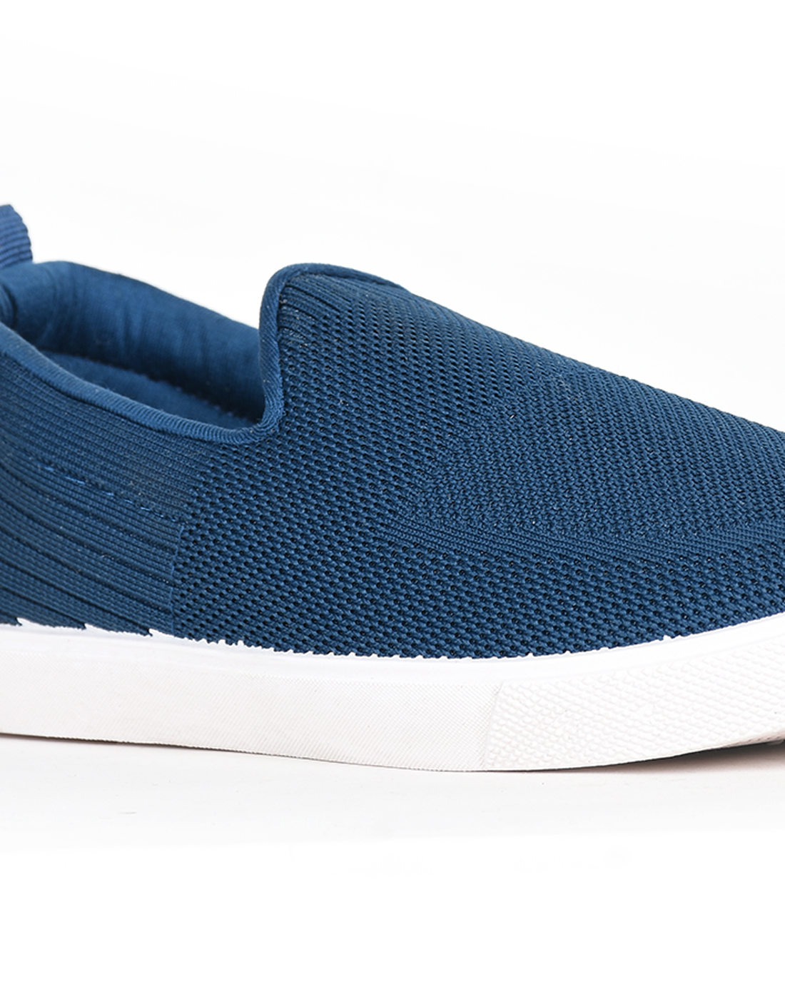 PARAGON Mens Self Design Blue Casual Sneakers | Stylish, Comfortable and lightweight Slip-on Sneakers for Men
