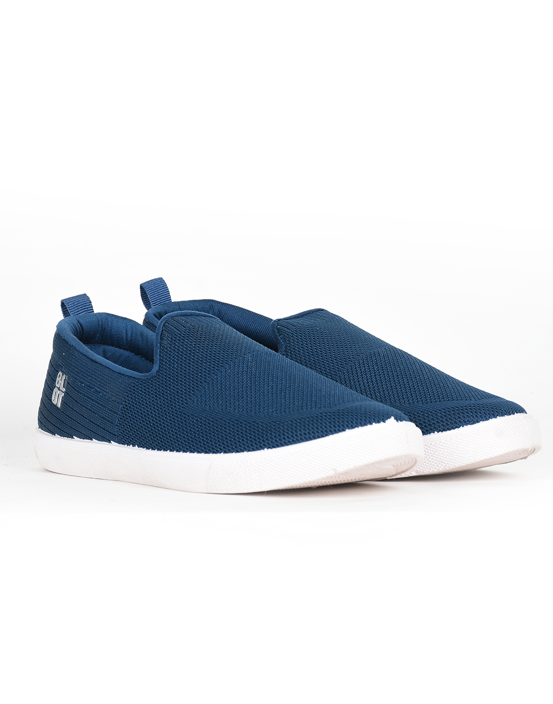 PARAGON Mens Self Design Blue Casual Sneakers | Stylish, Comfortable and lightweight Slip-on Sneakers for Men