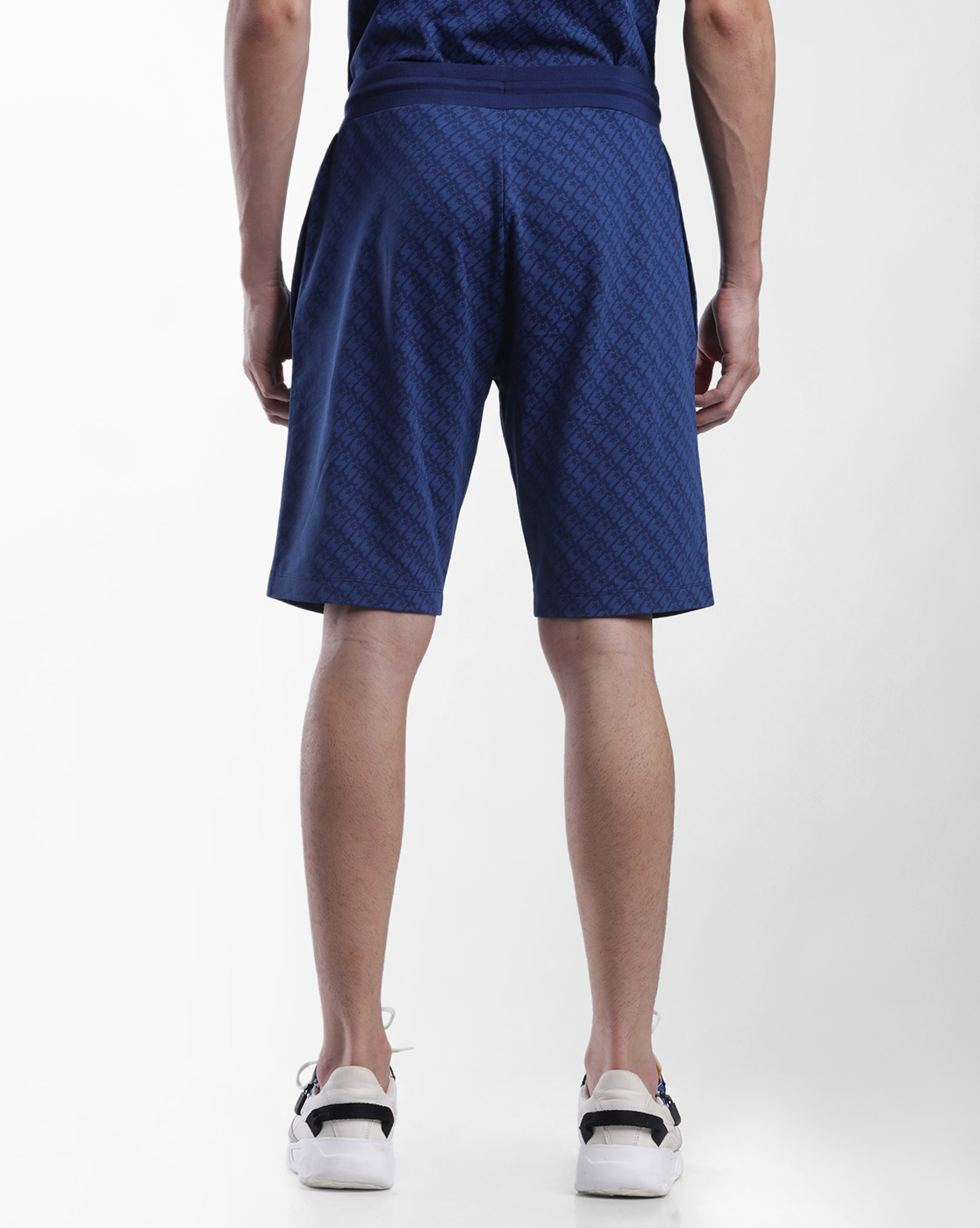 Starter Men Printed Blue Shorts