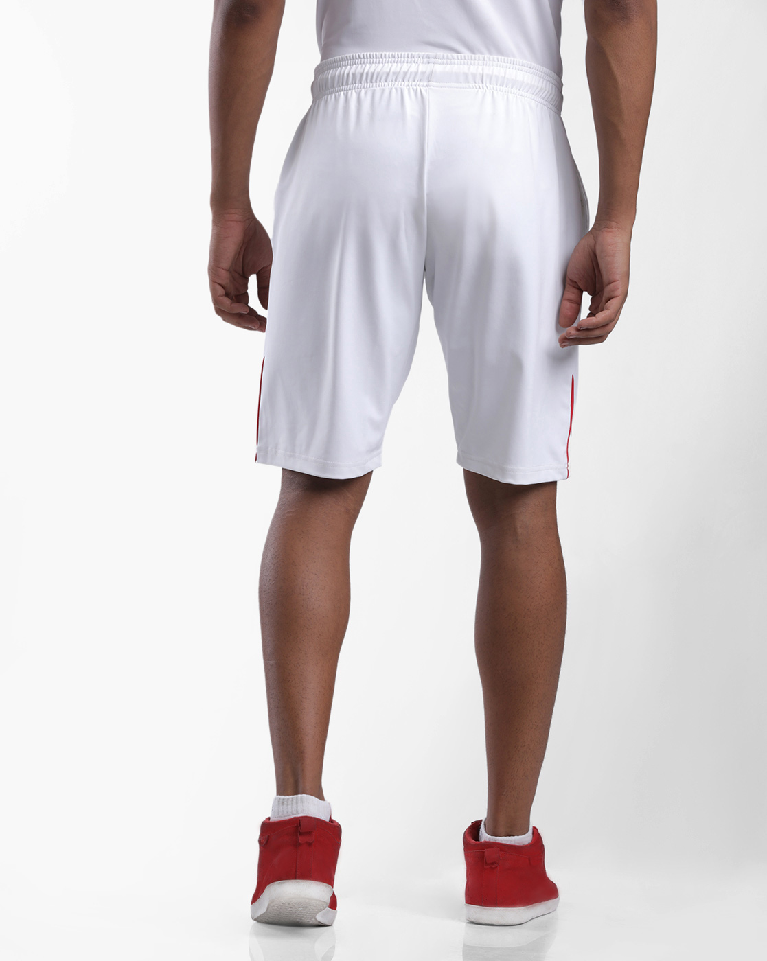 Starter Men White Casual Wear Shorts