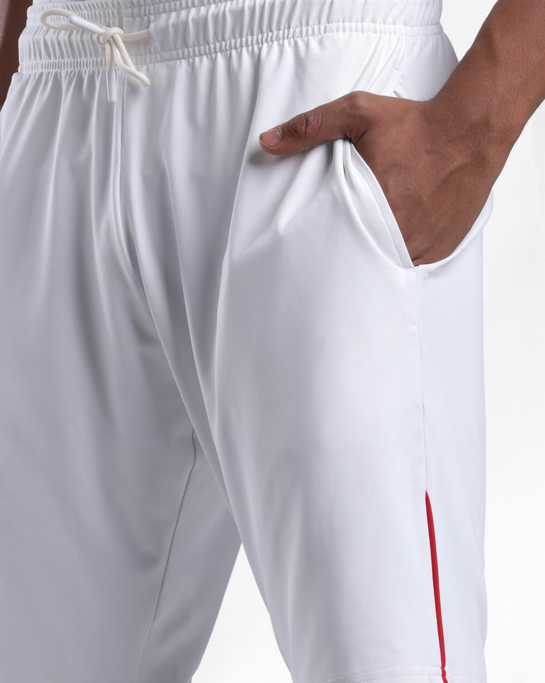 Starter Men White Casual Wear Shorts