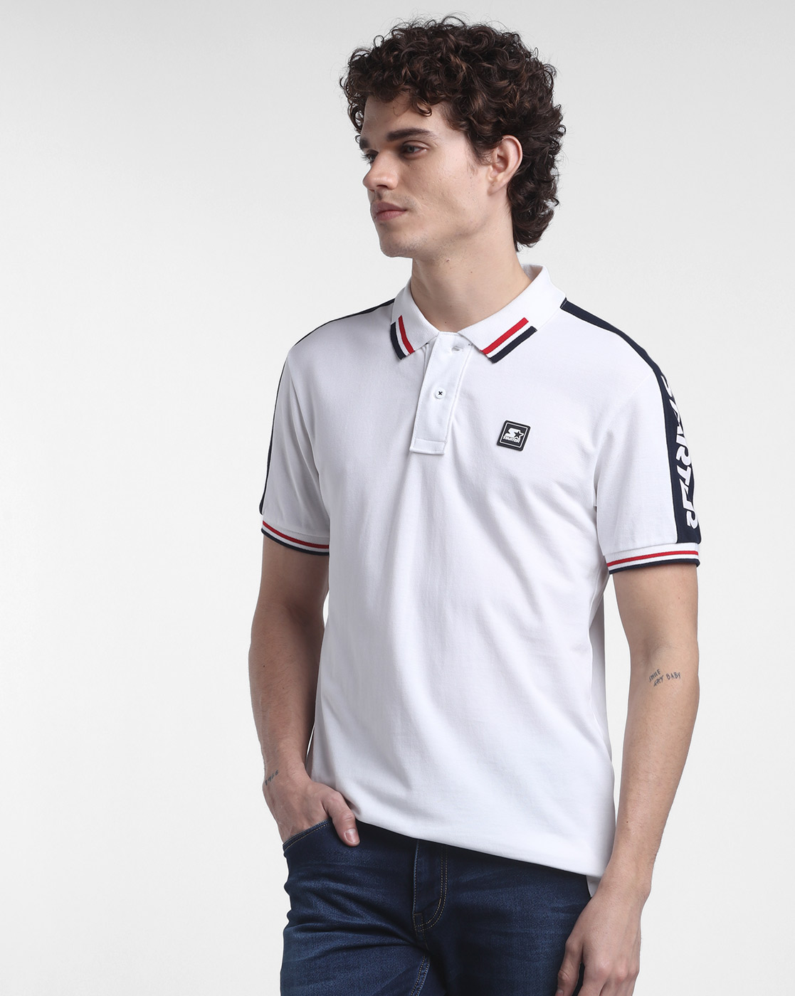 Starter Men Casual Wear Polo T-Shirt