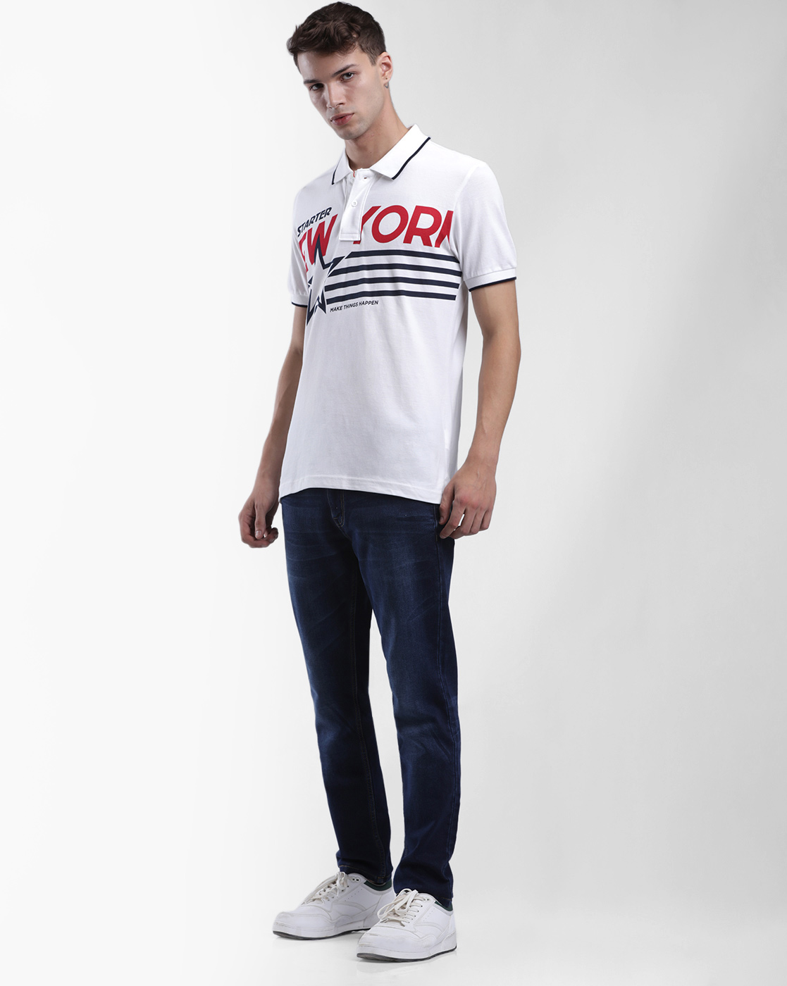 Starter Men Casual Wear Polo T-Shirt