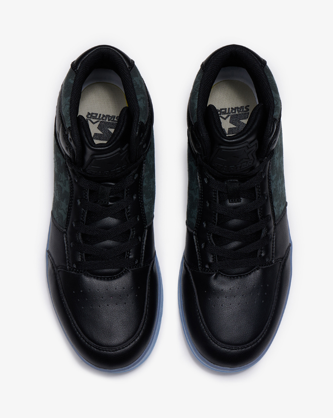 Starter Black Colourblocked Lace-up PU Men's High End Lifestyle Shoes