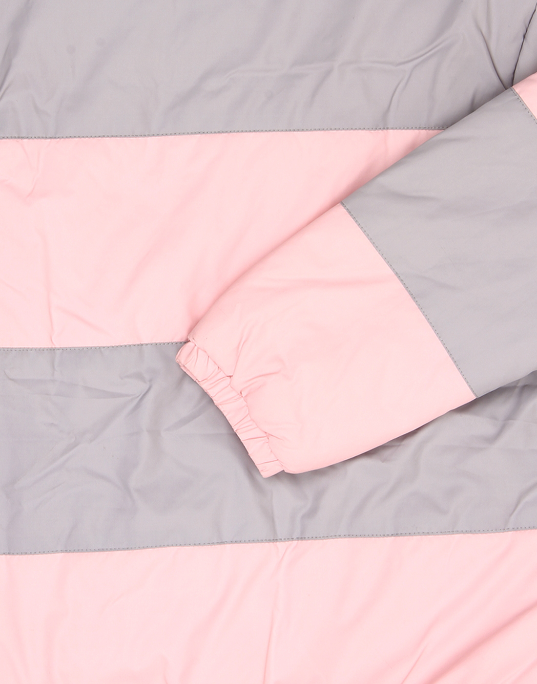 Wingsfield Girls Pink Color Block Jacket