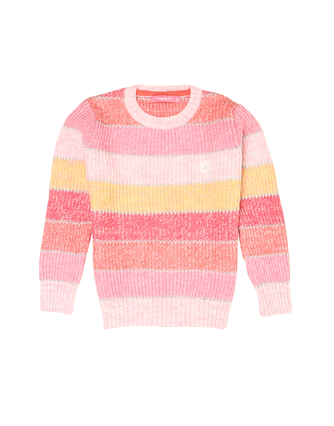Wingsfield Girls Multicolor Sweater