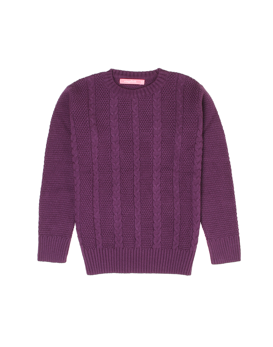 Wingsfield Girls Purple Sweater