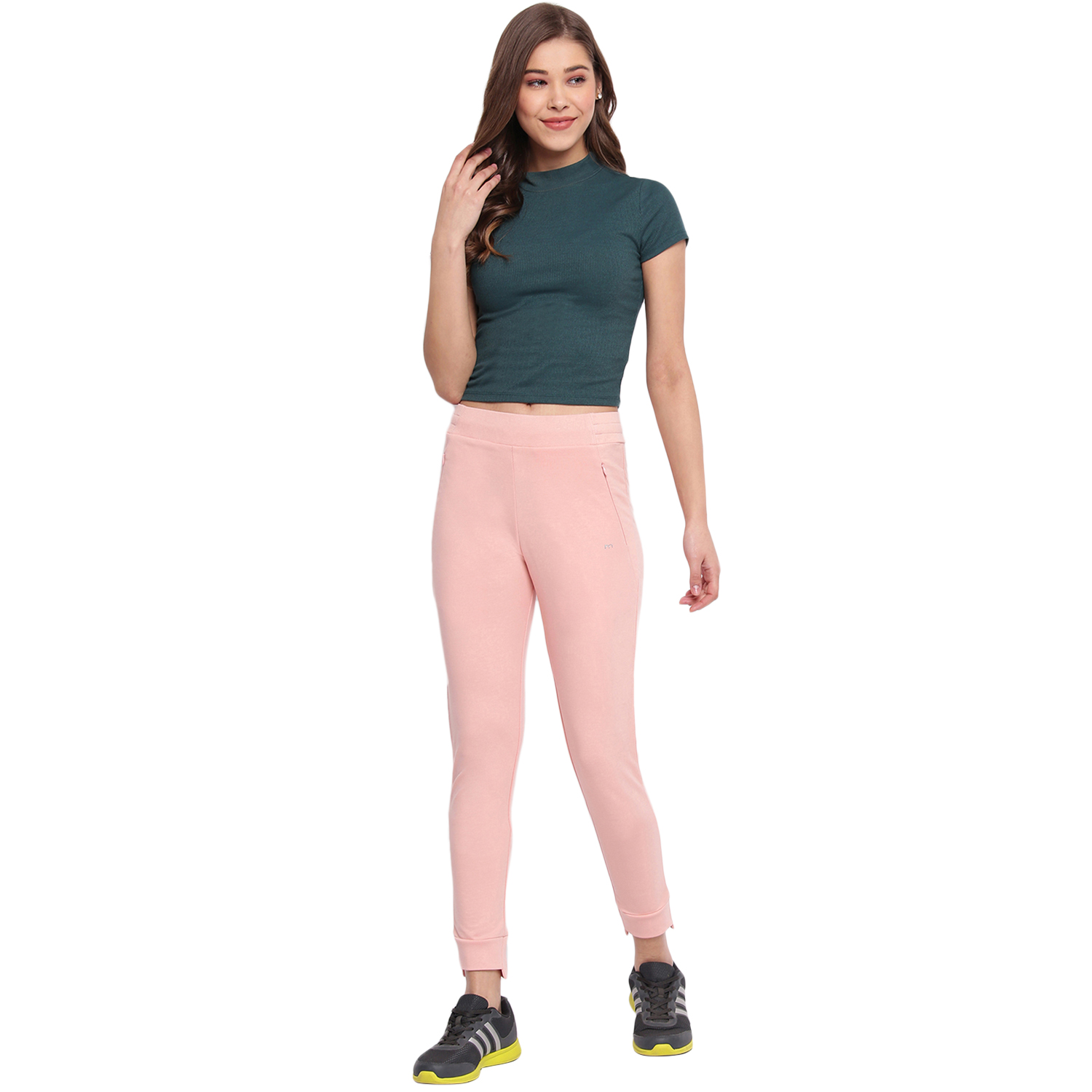 Marvel Women Casual Wear Pink  Track Pant