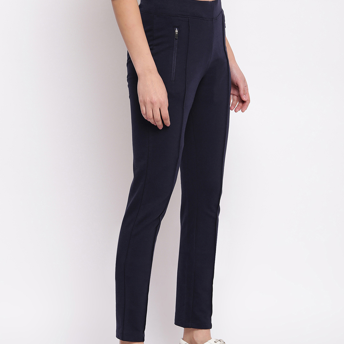 Marvel Women Casual Wear Navy Track Pant