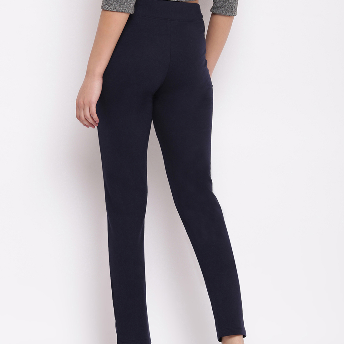 Marvel Women Casual Wear Navy Track Pant