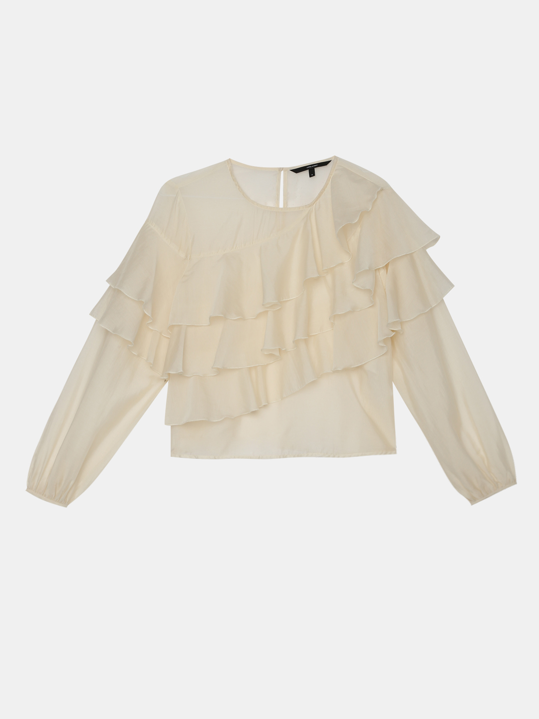 Vero Moda Women Solid Off White Top