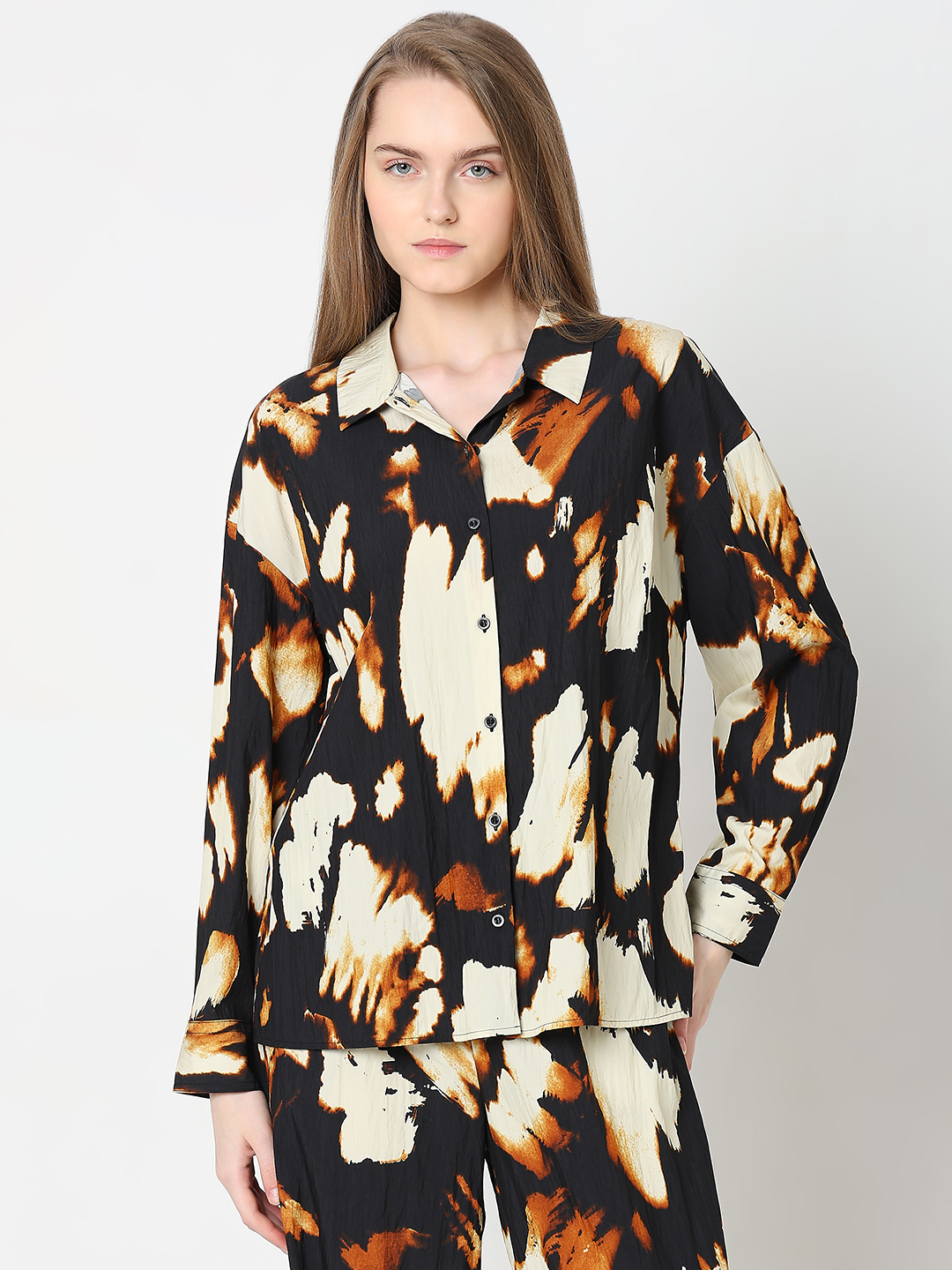 Vero Moda Women Abstract Multicolor Shirt
