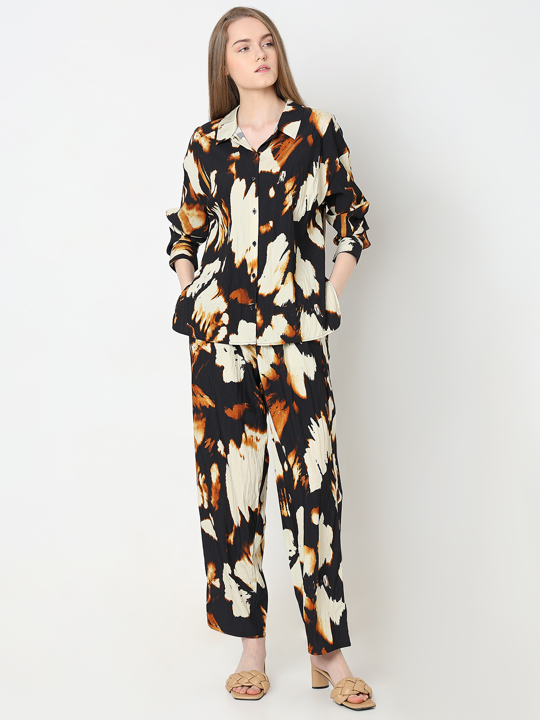 Vero Moda Women Abstract Multicolor Shirt