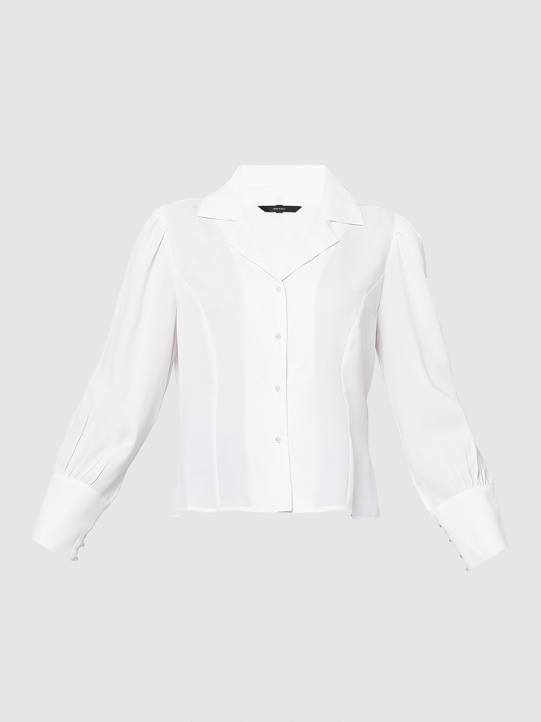 Vero Moda Women Solid White Shirt