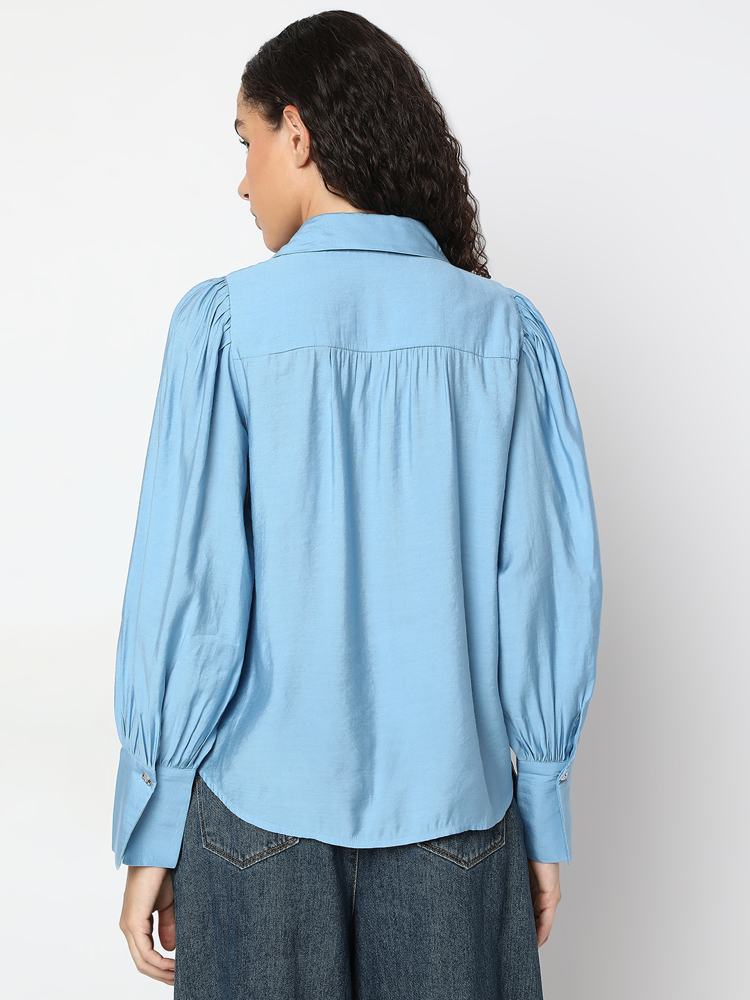 Vero Moda Women Striped Blue Shirt
