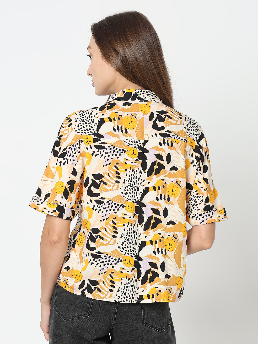 Vero Moda Women Abstract Multicolor Shirt