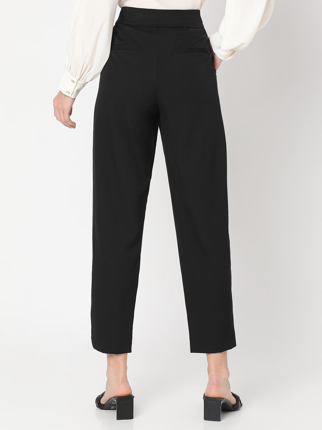 Vero Moda Women Solid Black Pant