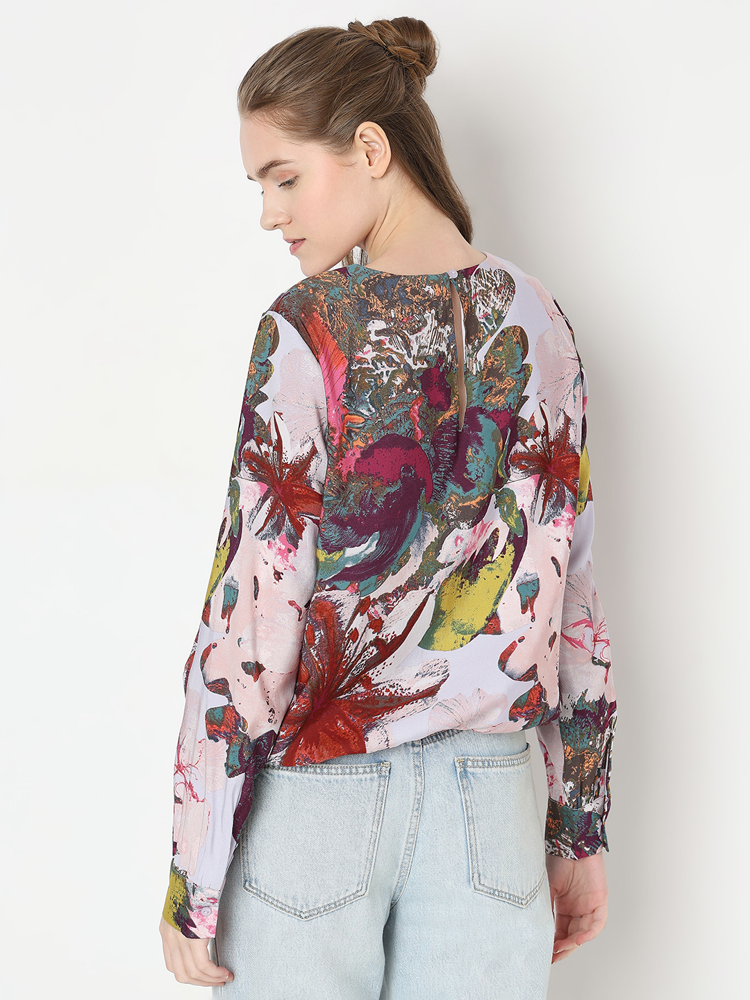 Vero Moda Women Floral Print Multicolor Top