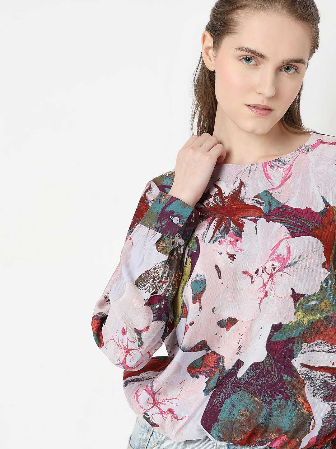 Vero Moda Women Floral Print Multicolor Top
