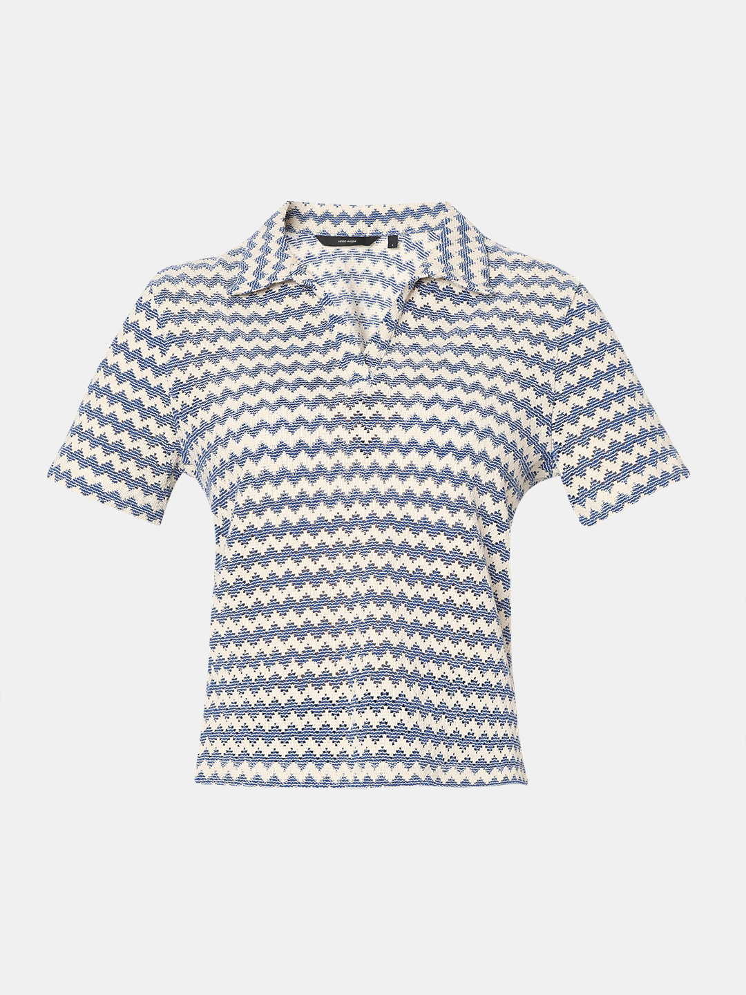Vero Moda Women Self Design Beige T-Shirt