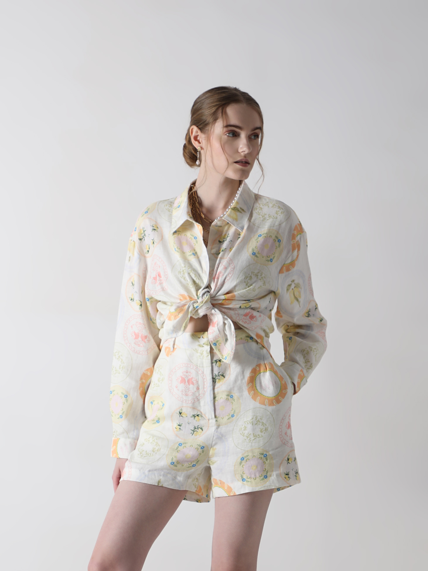 Vero Moda Women Graphic Print White Shirt