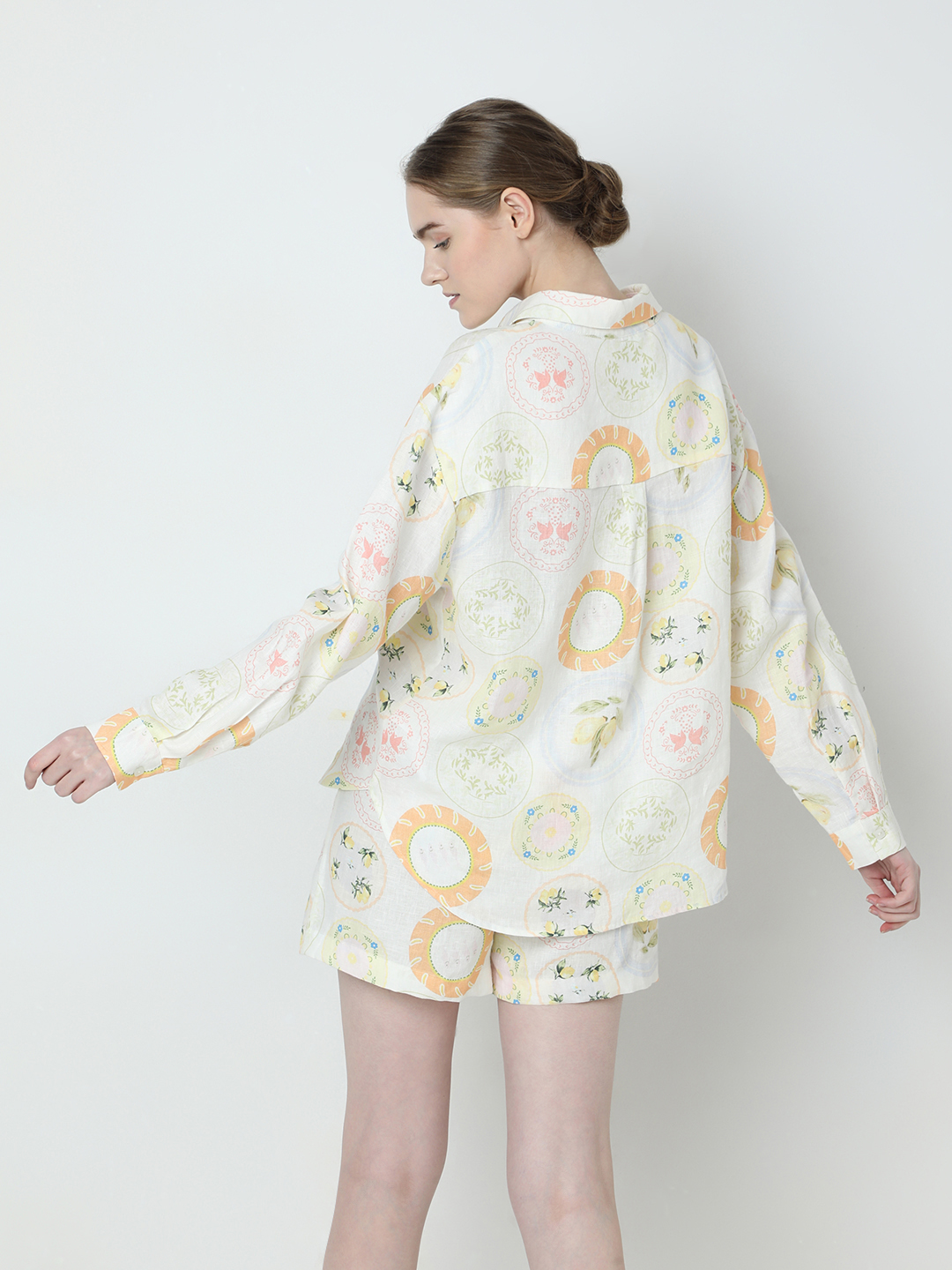 Vero Moda Women Graphic Print White Shirt