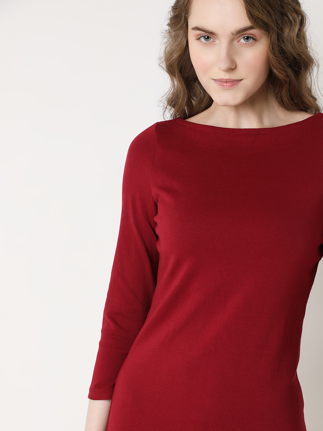 Vero Moda Women Solid Red Dresses