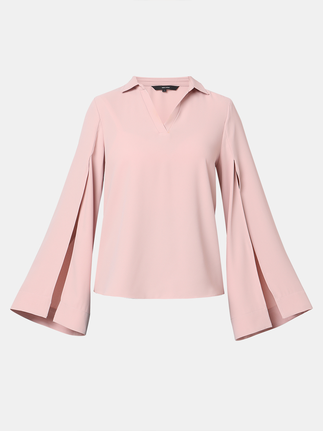 Vero Moda Women Solid Pink Top