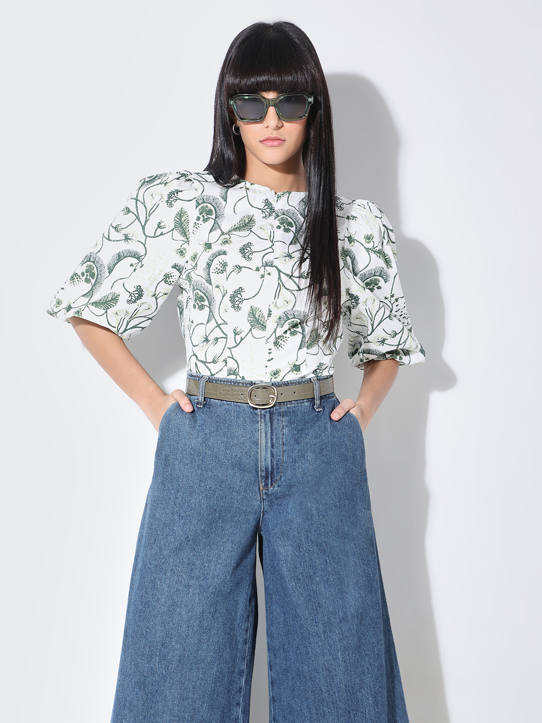 Vero Moda Women Embroidered White Top