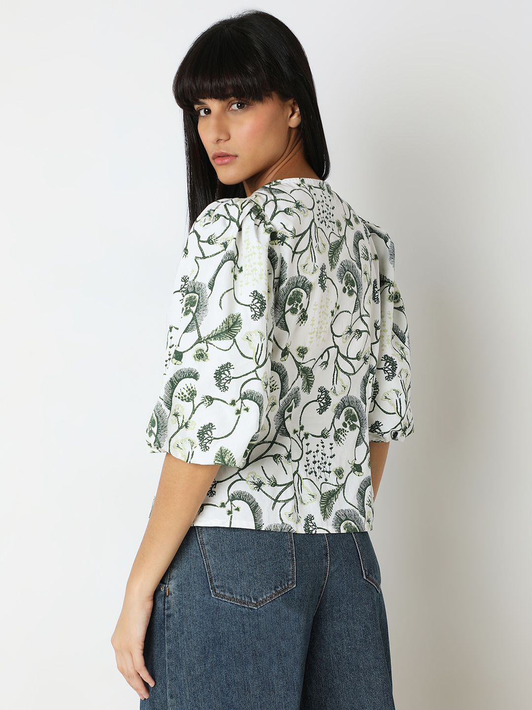 Vero Moda Women Embroidered White Top