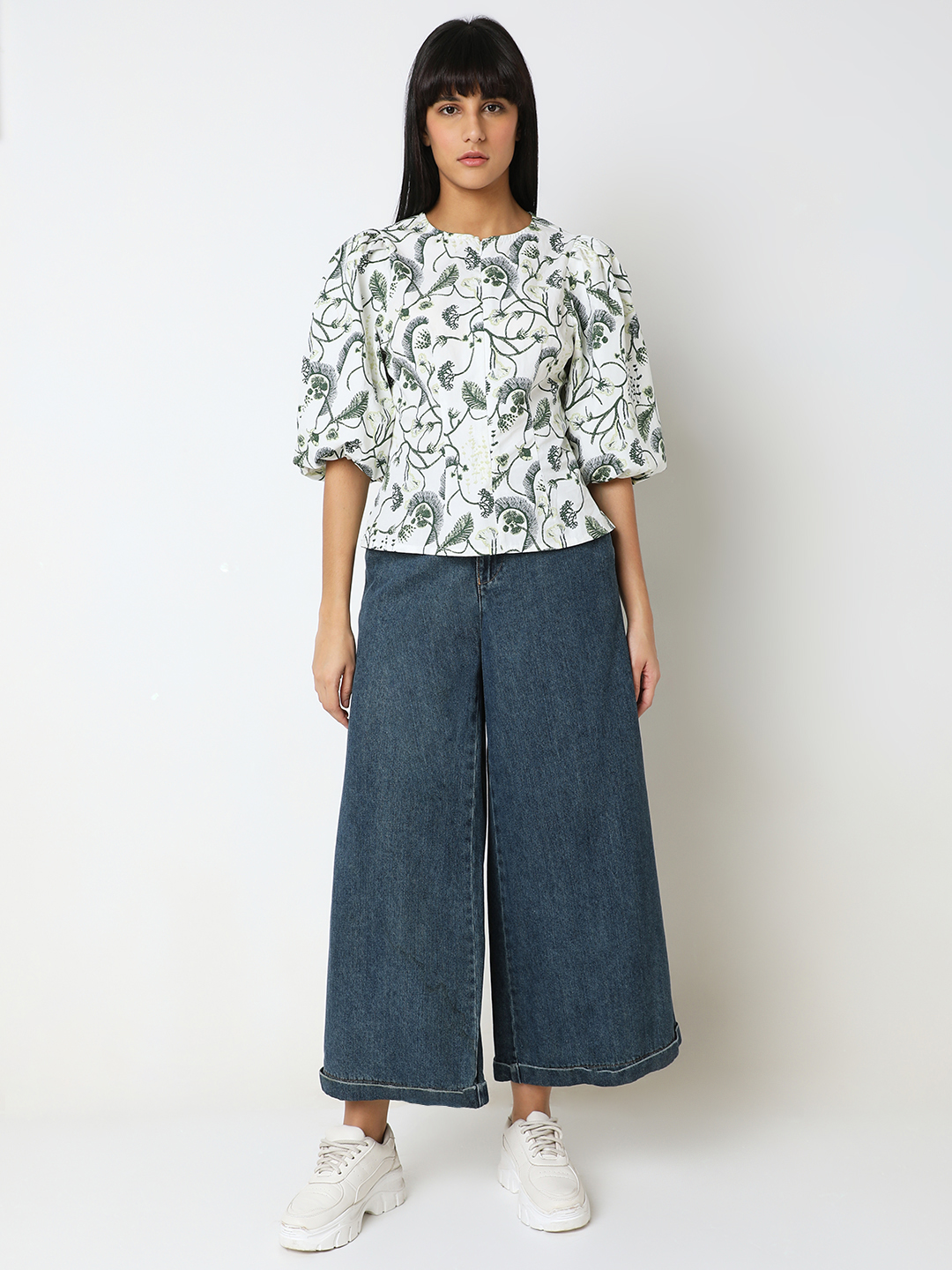 Vero Moda Women Embroidered White Top