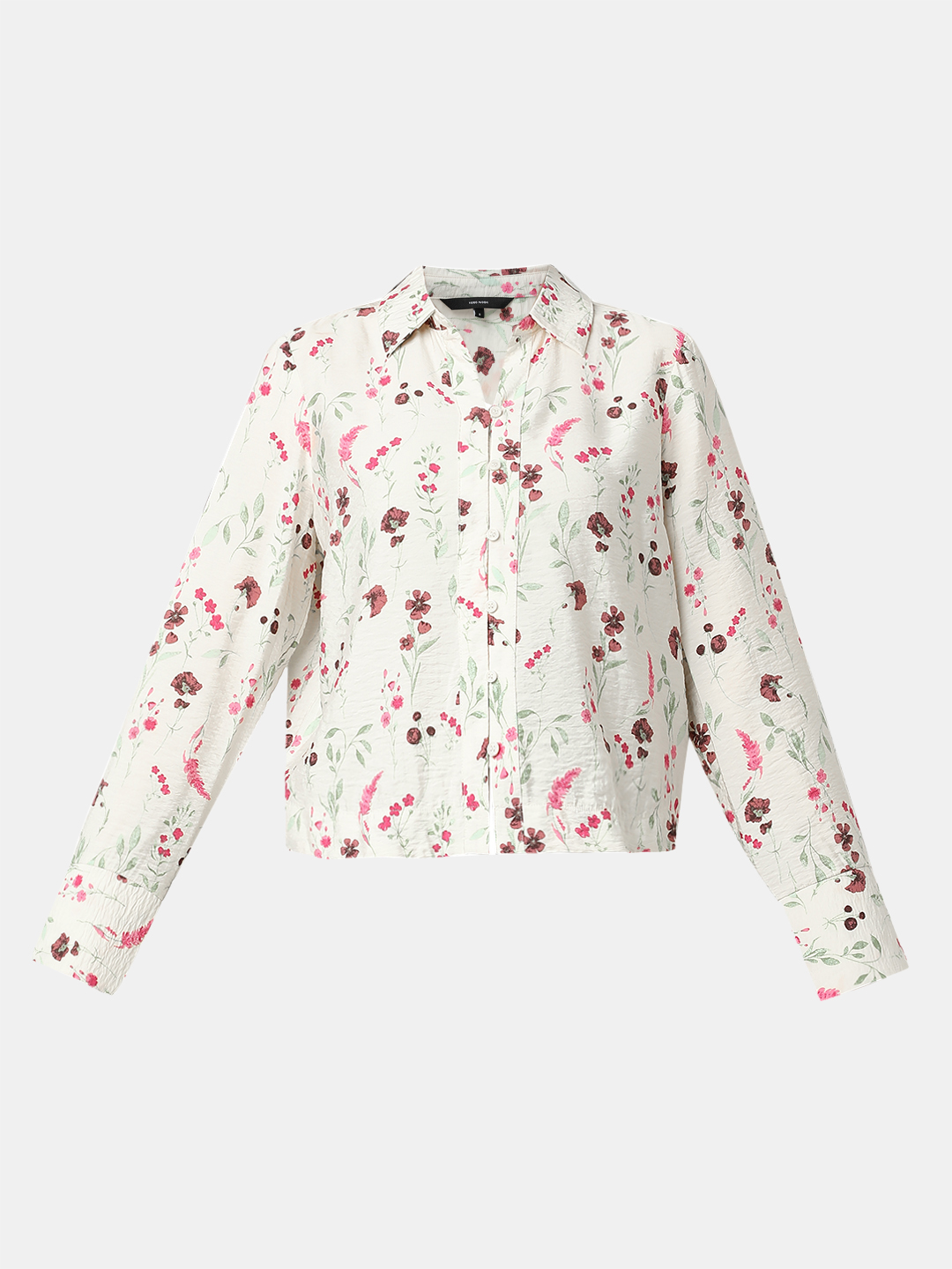 Vero Moda Women Floral Print White Shirt