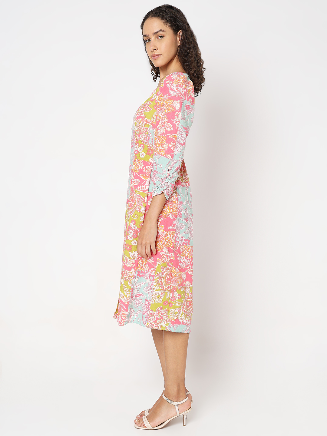 Vero Moda Women Floral Print Multicolor Dresses