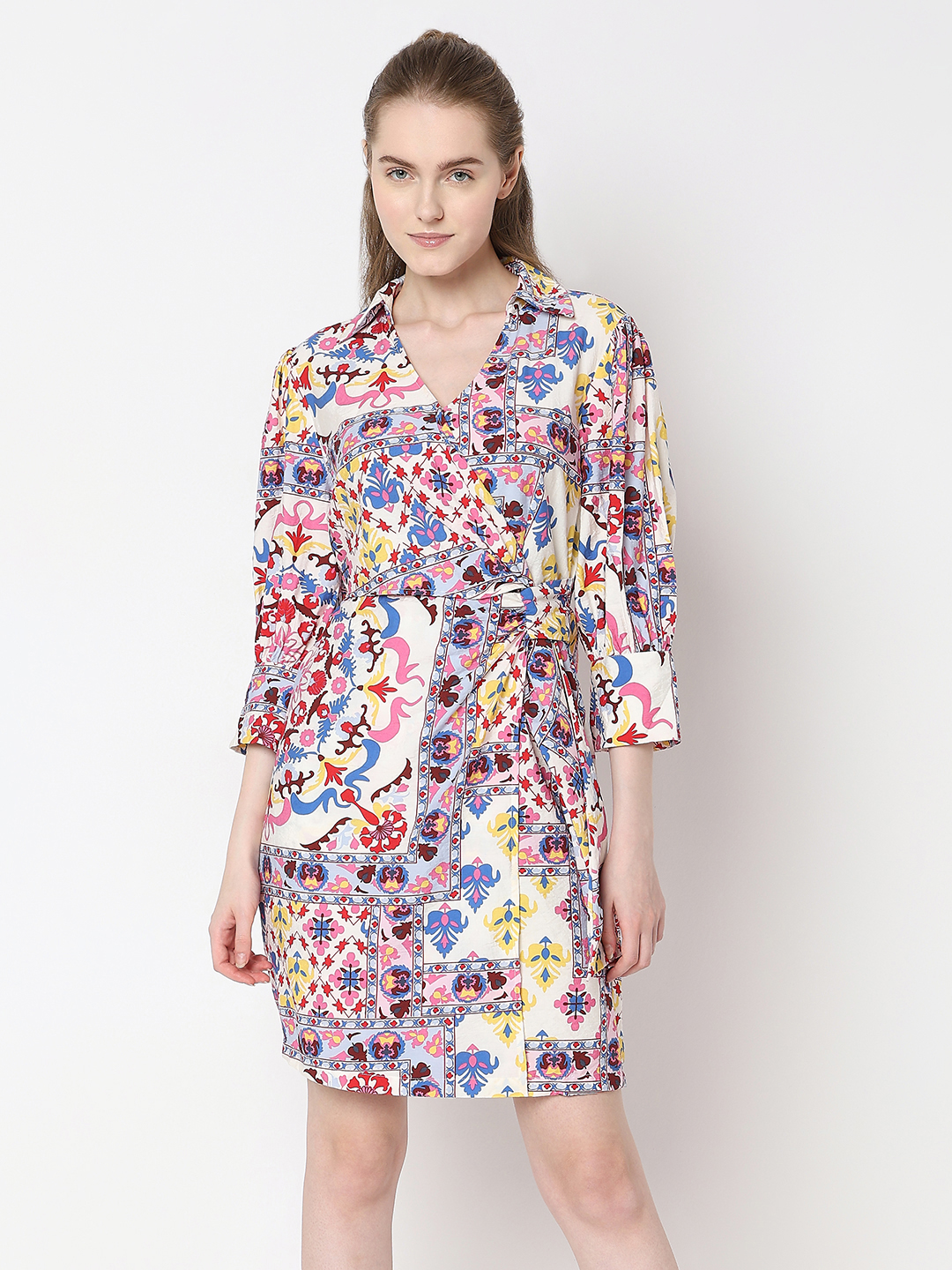 Vero Moda Women Printed Multicolor Dresses