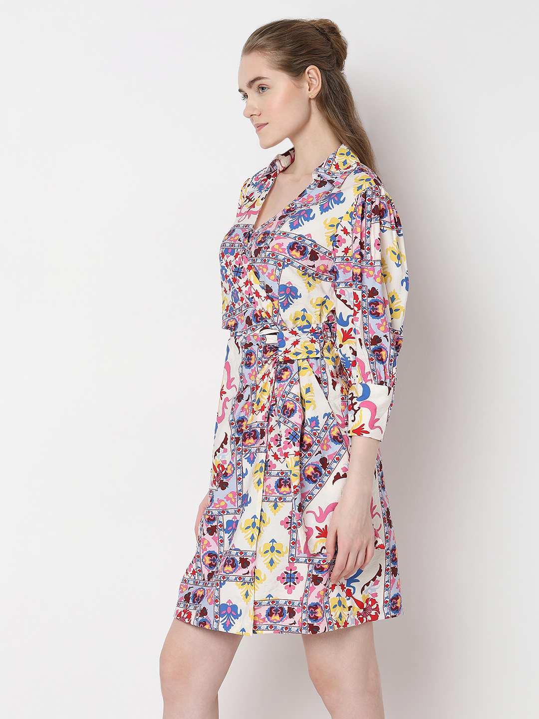 Vero Moda Women Printed Multicolor Dresses