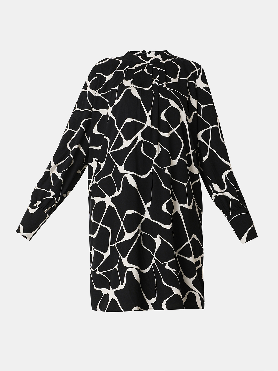 Vero Moda Women Abstract Black Dresses