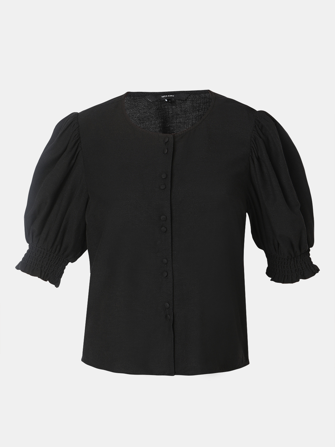 Vero Moda Women Solid Black Top