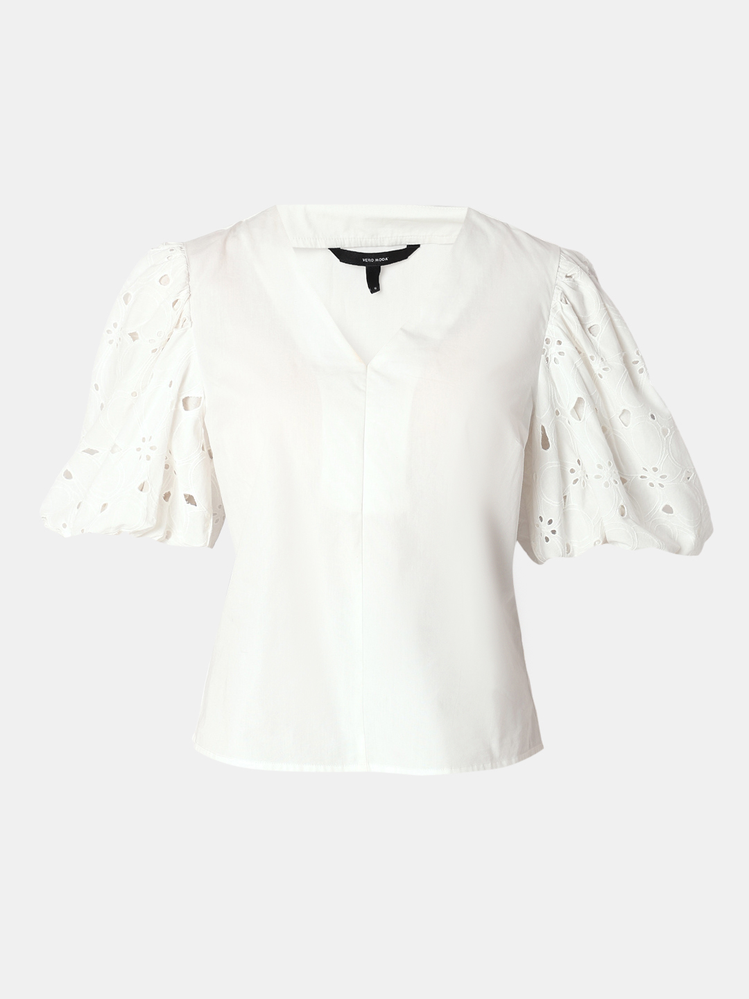 Vero Moda Women Solid White Top